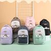 New Style Student Backpack For 3-6 Grade Primary School Kids Cartoon Bag With Large Capacity