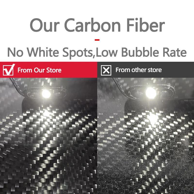 Carbon Fiber Start Stop Push Button Engine Ignition Switch Protective Sticker For Ford Focus Fiesta Puma Ranger Kuga MK7 MAX F15