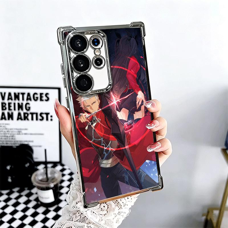 Fate Zero Stay Night Archer Plating Phone Case For Samsung Galaxy S24 S25 FE S26 Edge S23 Ultra S22 S21 Plus S20 Anti-Fall Airab