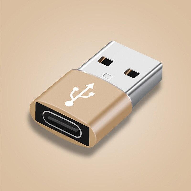 USB OTG Male To Type C Female Adapter Converter, Type-C Cable Adapter For Nexus 5x6p Oneplus 3 2 USB-C, Data Charger