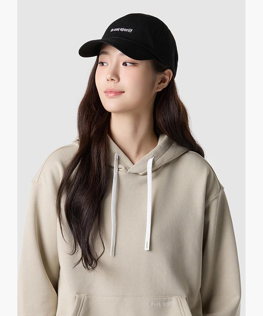 LECOQ Cotton Twill Ball Cap - Black Qr123Acp12