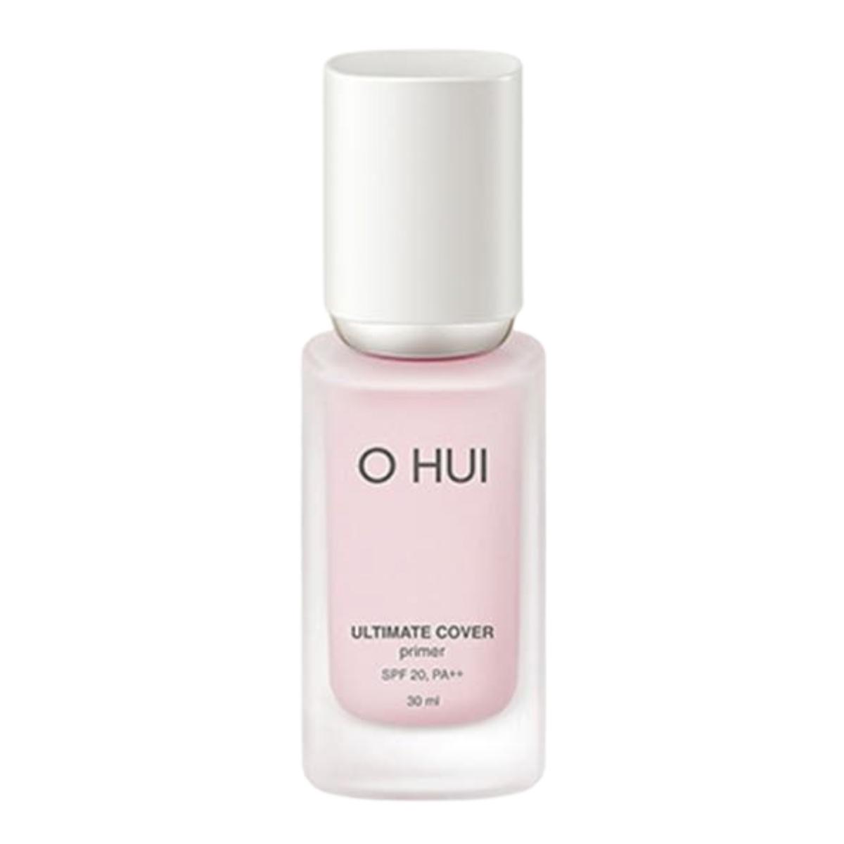 O HUI Ultimate Cover Primer 02 Rosy Corrector SPF 20 PA++ 30ml Radiant Tone-Up & Smooth Base