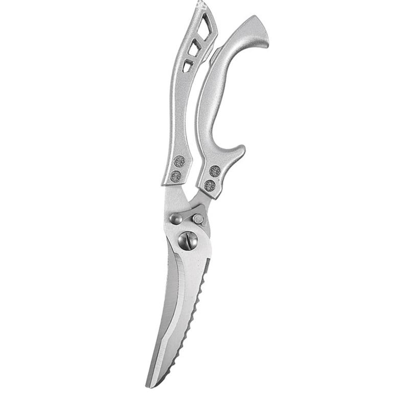 Professional Chicken Bone Kitchen Scissors Kitchen Shears Duck Fish Cutter Stainless Steel Scissors Clean Cook Scissors 5