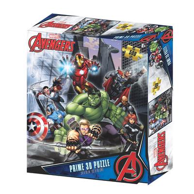 Prime3D Marvel Avengers 500-dielne 3D puzzle