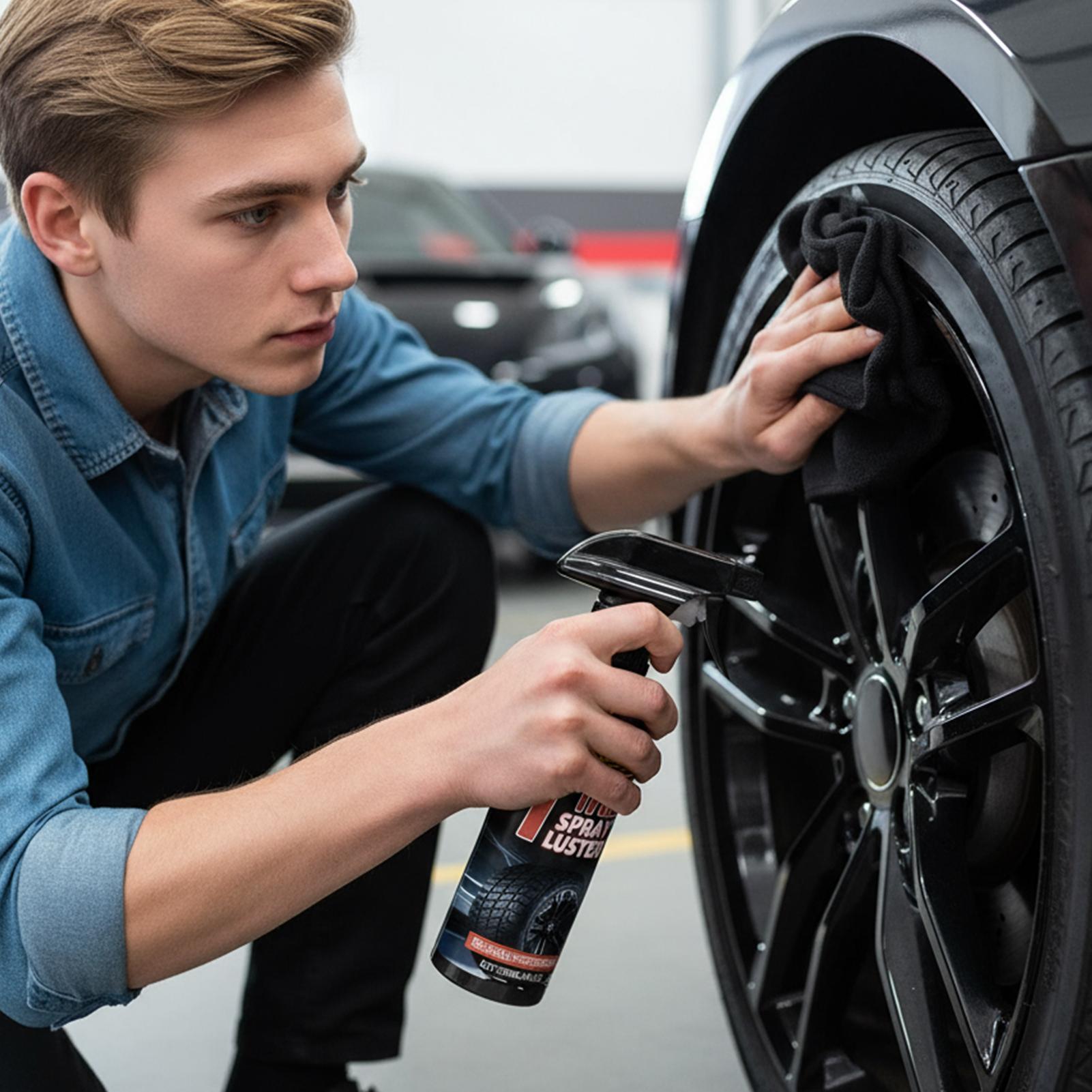 

Spray Tire Shine 120ml Rim Dressing Cleaner High Gloss Tire Spray For RV Urban Offroad Home Car Vehicle Automotive Outdoor China Mainland