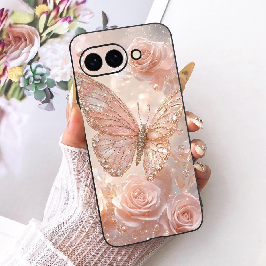Für Google Pixel 9 Pro Hülle Niedlicher Löwe Mode Bemalte Abdeckung Weiche TPU Handyhülle Für Google Pixel 9A Pixel9 Pro Rückseite Fundas
