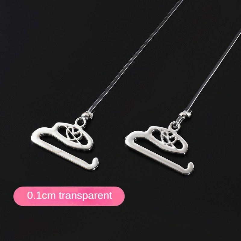 

Прозрачный невидимый плечевой ремень Нескользящий антиаллергенный бесшовный бюстгальтер на бретеле Ультратонкий ремень для бюстгальтера Расширенный и удлиненный пояс Width 0.1 CM