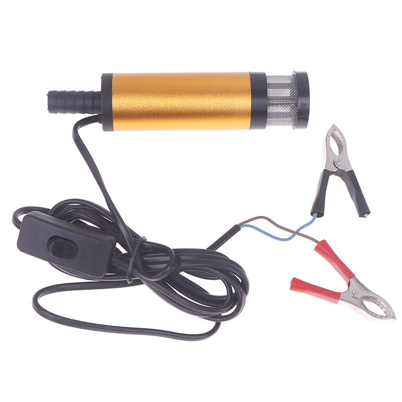 1 Adet Elektrikli Dalgıç Pompa Dizel Su Pompalamak İçin 12V Dc Çap 38Mm Elektrikli Yakıt Transfer Pompası