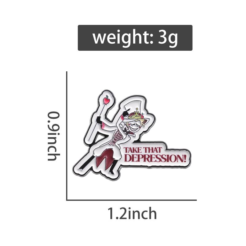 Nimm die Ente Emaille-Pins Custom Cartoon Hühner Broschen Anstecknadeln Tier Schmuck Geschenk für Freunde