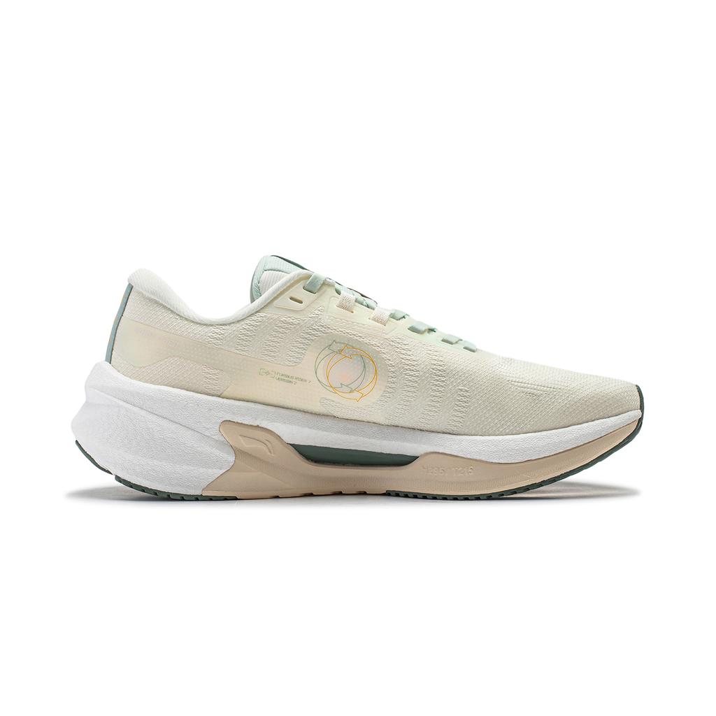 Li Ning Furious Rider 7.0 V2 Running Shoes Men's Low top Ecru/Carrot Orange ARZU003-2