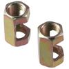 10 Pcs Plating Iron M10 Thread 25mm Coupling Nut Open Nut Parts Chandelier  Ceiling Light