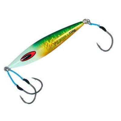 Daiwa Saltiga FK 110g MG Green Gold Glow Head Jig-H