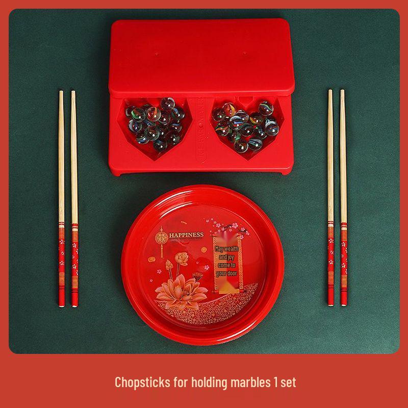 

Happy Bride Challenge: Chopsticks & Beads Wedding Game - Fun & Lively Groom Door Block