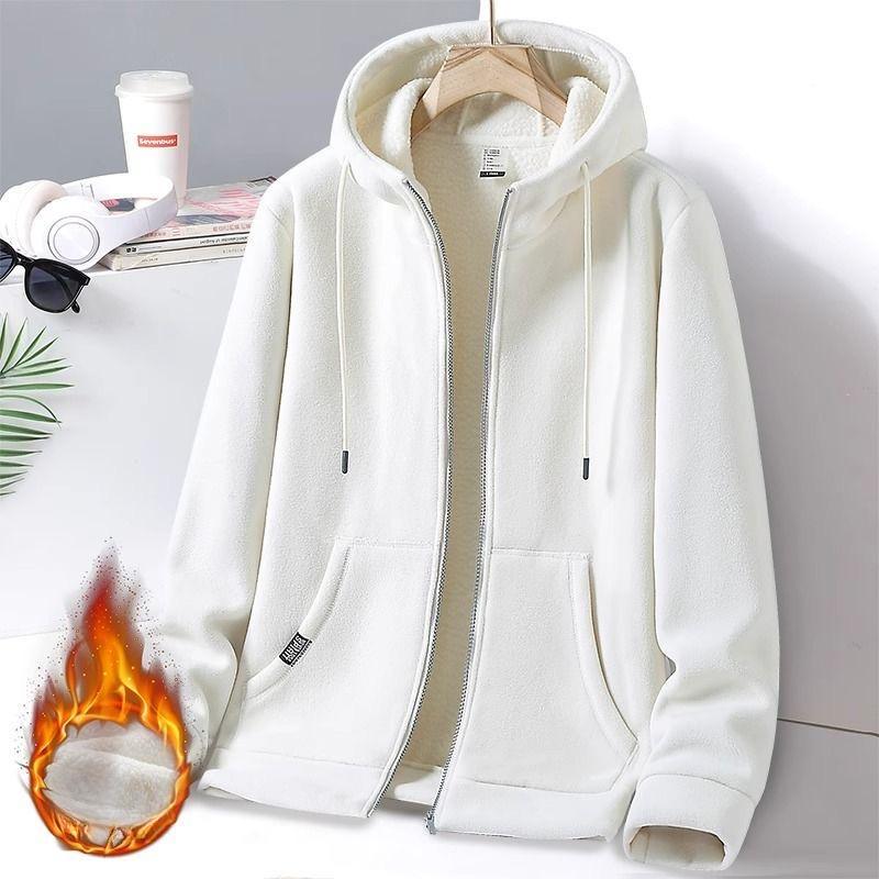 Autumn Winter Women Solid Hoodies Women Sweatshirt Jacket Breathable Leisure Walk Warm Hooded Zipper Top Lady Coat