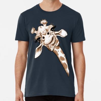 Skizze Giraffe Kunst S bis 5XL Hergestellt in der AU/USA T-Shirt