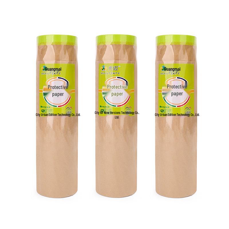 Masking Protection Paper for Car Spray Painting with Anti-Penetration Kraft Film