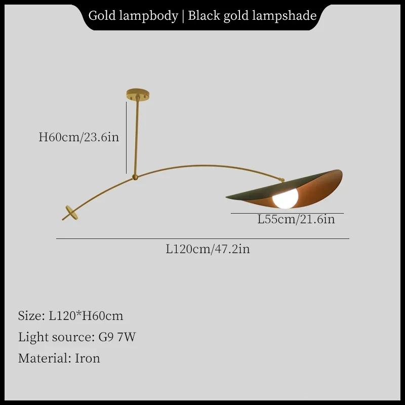 

Современный минималистский подвесной светильник для ресторана, регулируемый скандинавский светильник с качающимся рычагом, настенный светильник для ресторана, украшение для дома, мобильное освещение Warm White