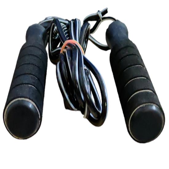 @ Skipping Rope Black Colour For Workout And Fitness