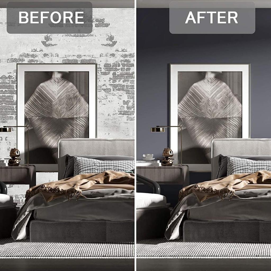 Jiroka Wallpaper Peel and Stick 40cm x Cutting Renovation DIY Decorative Suitable for Rental Properties Stickers, Gray, Matte, Wallpaper, 10m,