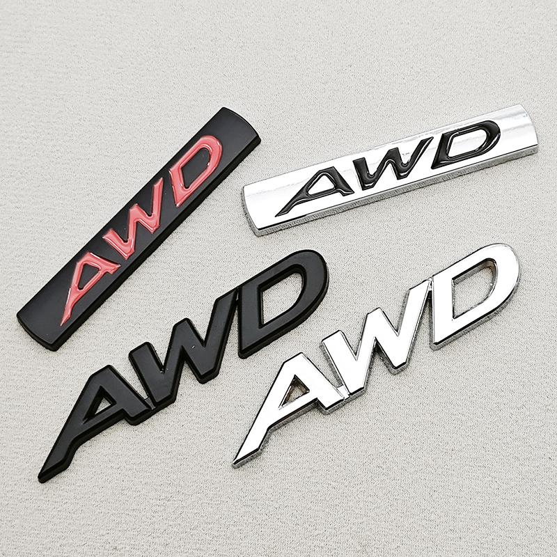 NEW 3D Metal Car Styling 2.0 2.5 AWD Logo Car Body Badge Emblem For Mazda 3 CX-5 CX-3 RX-8 RX- 5 Decals Accessories Yvmsj22