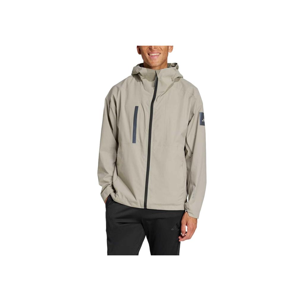 Adidas Rain.Rdy My Shelter 2.5-Layer Light Jacket Men Jacket Light-Sesame Gray Brown JN5405