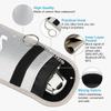 Car Keychain Case Zipper Carbon Fiber Key Protector Cover For KIA Ceed Sportage Rio K5 K2 Optima Cerato Venga Sedona