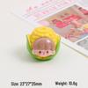 3D Cartoon Vegetable Resin Accessories for DIY Handmade Hairpins