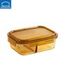 Borosilicate Glass Divided Food Container