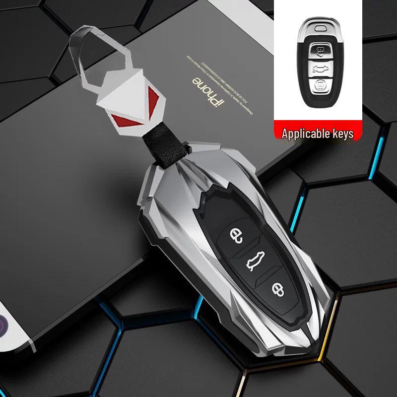 Premium Hongqi Key Case: HS5, H5, New H7, 19-23 HS7, and H9 Models - Unisex Car Key Shell