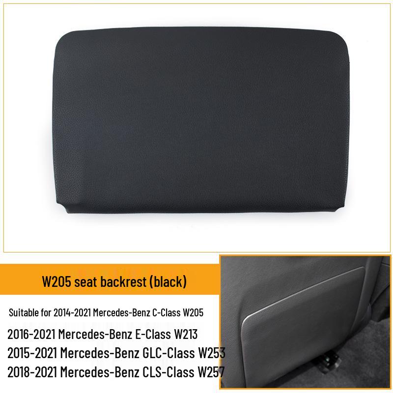 Mercedes-Benz E, C, GLC, and CLS-Class Seat Back Storage Organizer Clip W205 Rear Cover Plate.