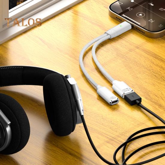 USB-C OTG Lade- und Datenadapterkabel 2-in-1 100 W PD Typ C auf USB 2.0 Konverter Schnelle Ladung und 5 Gbit/s Datenübertragung Nylon geflochten Überspannung