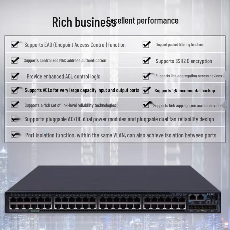 H3C S5560-54C-EI-G-H1 High-Performance Ethernet Switch