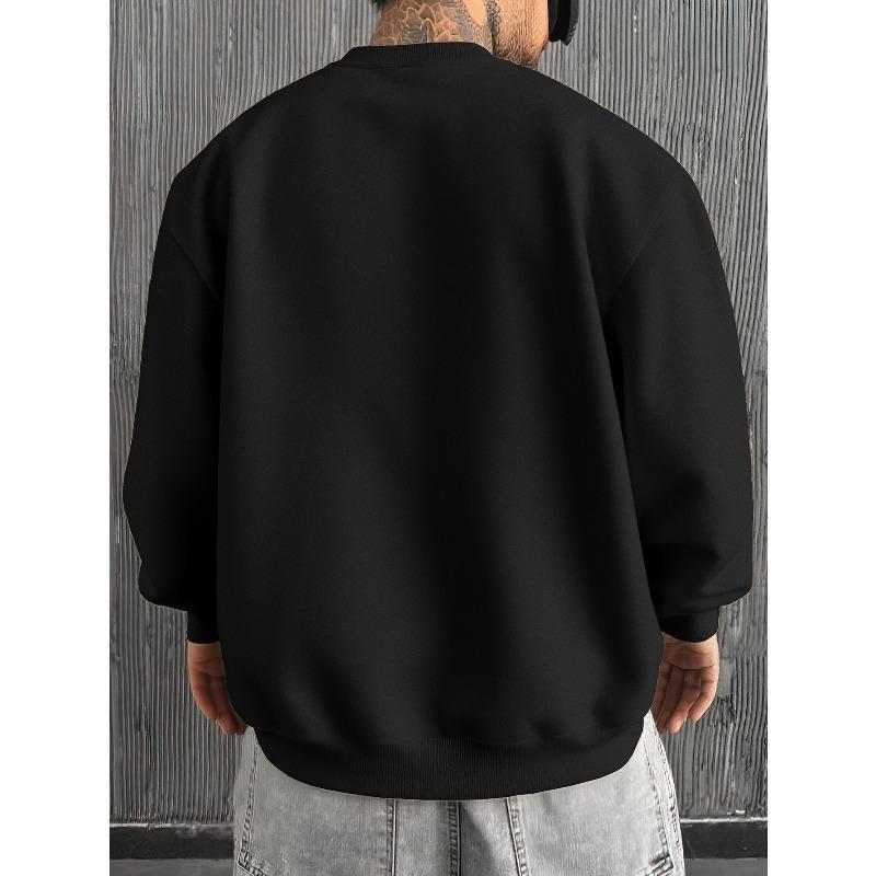 Featuring Crafted Heat Transfer Letters Combined with Illustrated Prints, a Trendy Streetwear Sweatshirt for Both Men And Women, Ideal for Gifting