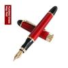 Jinhao X450 Fountain Pen Iraurita Nib Full Metal Golden Clip Luxury Pens Student Gift Stationery Office School Supplies