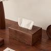 Wooden Tissue Box Rectangular Household Napkin Holder Nordic Minimalist Kitchen Tissue Box Holder Organization Accessories