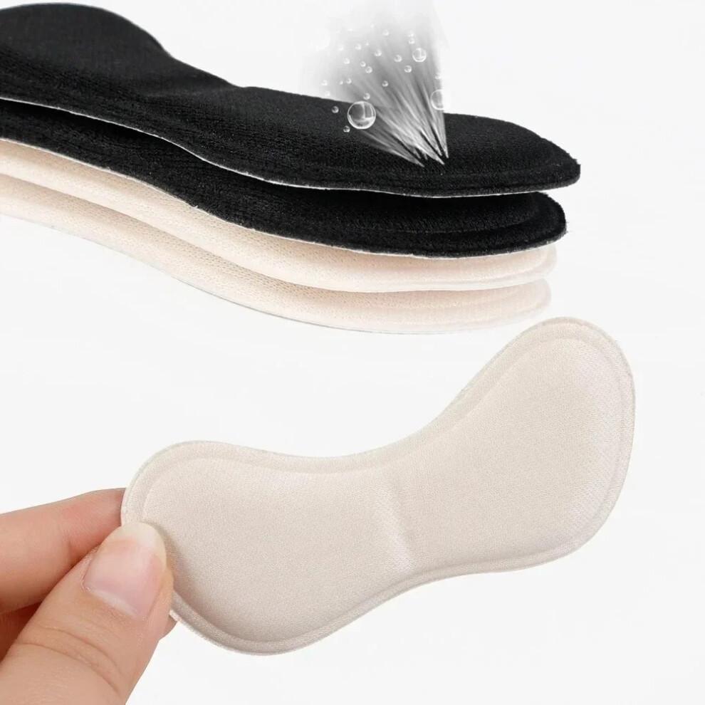 (3 Pair Beige) Heel Cushion Pads Insoles Pain Relief Anti Slip Shoe Inserts Heel Protectors Adhesive Back Foot Care Pads