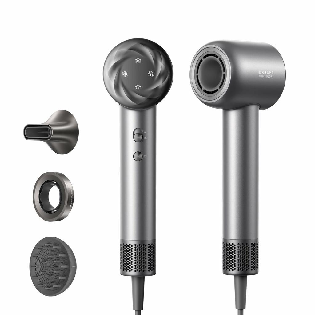 Hair Dryer Dreame Glory Mix 1600 W Black, Ionic, Overheat Protection