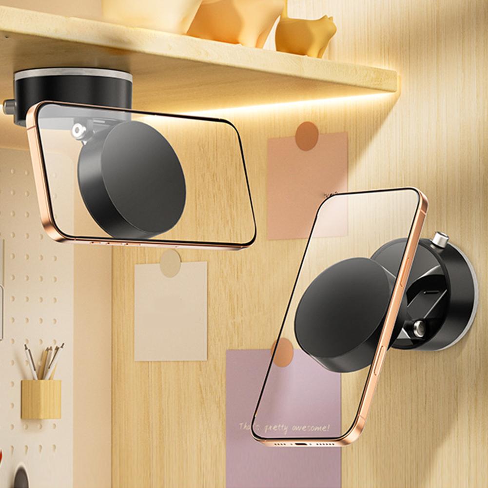 Suction Cup Car Phone Holder Magnetic Cell Phone Holder Foldable Adjustable Navigation Stand Bracket Hands-Free  for Iphone