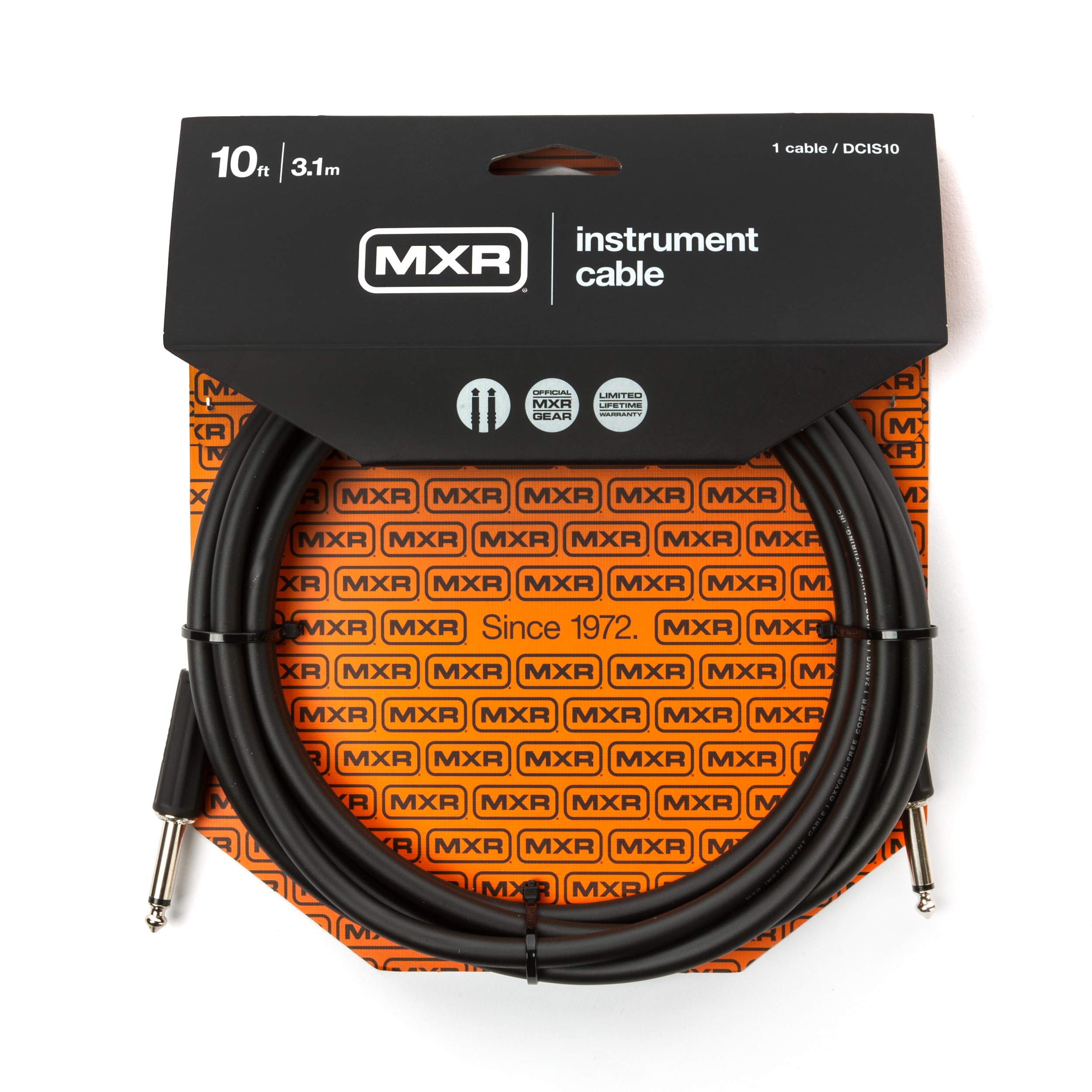 

MXR DCIS10 Standard Cable 10 feet Standard Instrument Cable (3 meters) S/S