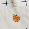 Cute Whimsical Peach Enamel Brooch Alloy Pin For Unique Personal Style And Decor