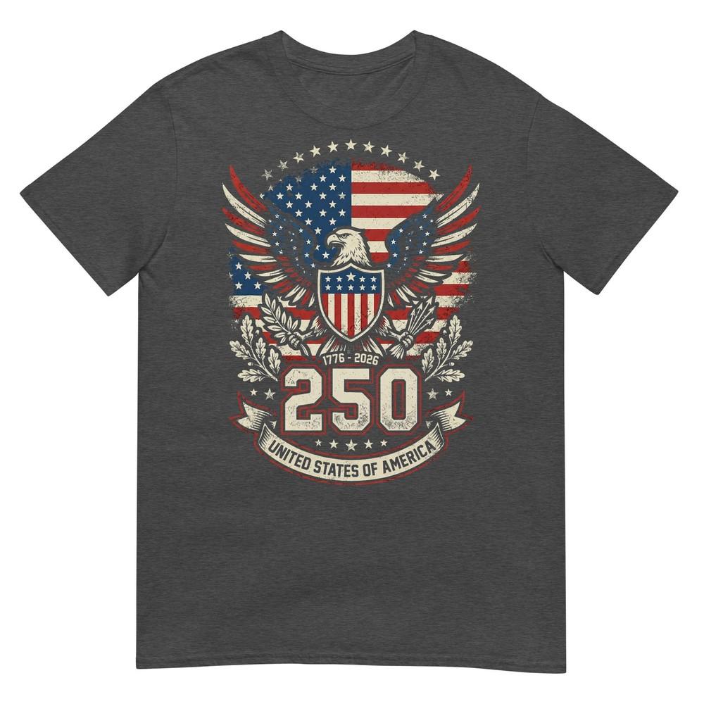 Patriotic 250 Years Usa 250 Anniversary American 4th Of July TShirt