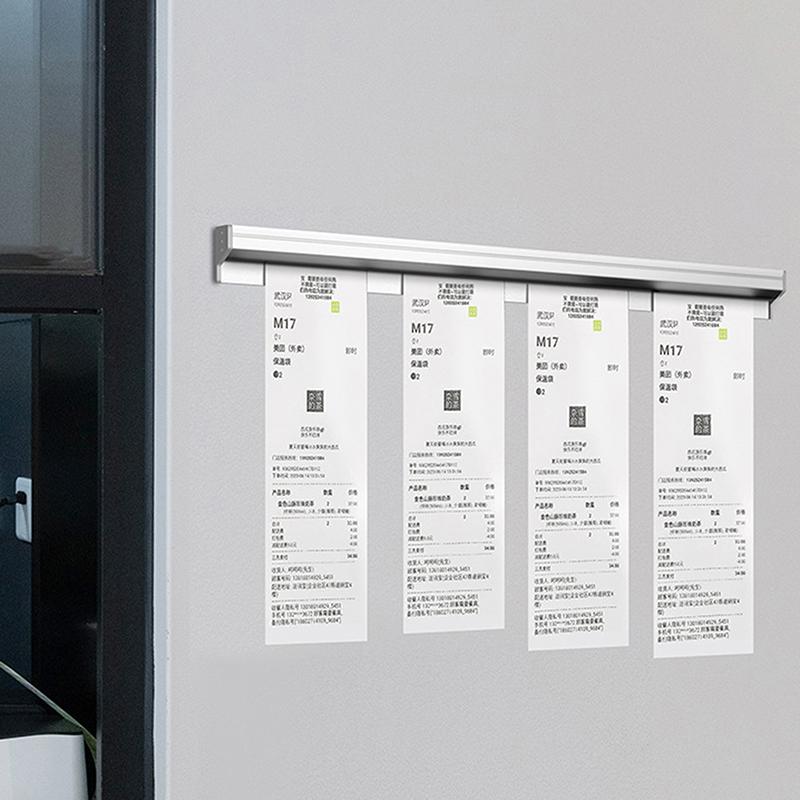 20/30/40/50Cm Biljettflik Faktura Kvitto Hängställ Bar Kök Order Dokumenthållare Köksverktyg Biljett Pappersklämma Organisatör