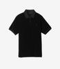 MEVERICK Terry Cotton Polo Shirt Black