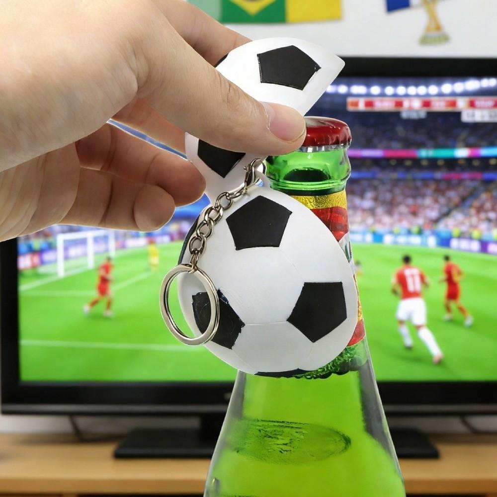 Fan Gift Sports Ball Bottle Opener Funny Ball Key Chain Novelty Beer Cap Remover  Collection Item