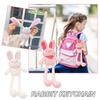 Plush-Rabbit Keychain Bunny-Keyring Stuffed Animals Doll-Keyring Charm Handbag Backpack Pendant for Valentines Day