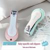 Infant Safety Nail Clippers - Anti-Pinch Design for Newborns & Kids