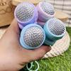 Kids Microphone Keychain Shape Recorder Pendant Reusable Recording Function Compactly Keyring Design Safe ABS Gift Item