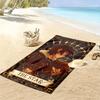 Nico di Angelo style print 2D Flat Print Beach Towel, Large Soft Quick Dry Towel for Beach Camping SwimmingXSTJ0915452