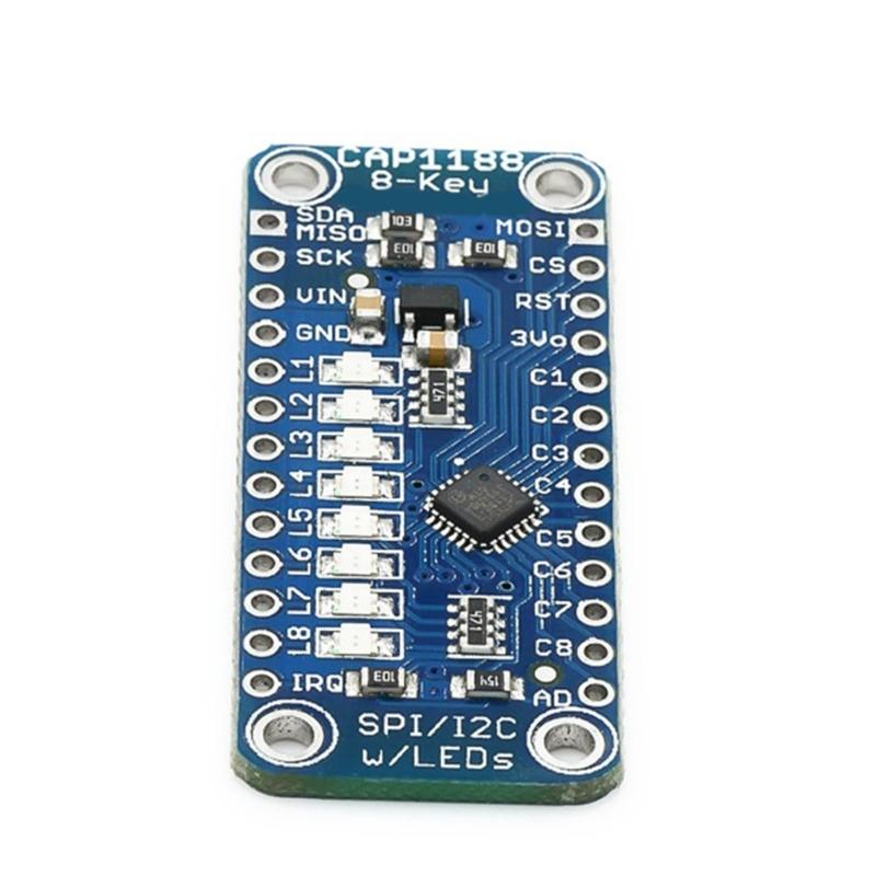 High Sensitivity CAP1188 1602 CAP Touchable Module Easy Integration for Automation Project Industrial Accessories