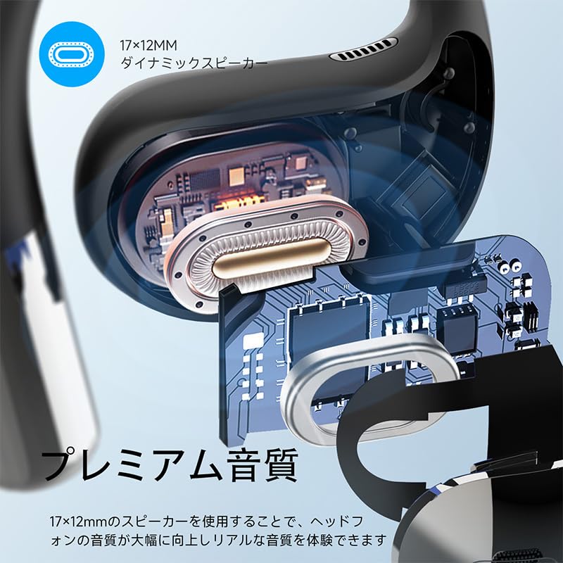 SuperEQ T44 Wireless Headphones Bluetooth 40mm Up To 40 Hours of IPX4 Touch and Fast Charging 5.3, Drivers, Playtime, 4-Mic ENC, Waterproof,